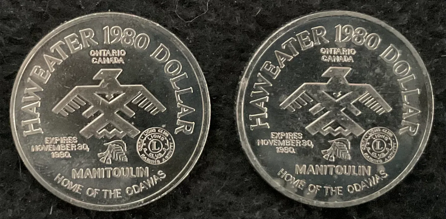 Manitoulin “Haweater” Dollar Coins image indicator(2)