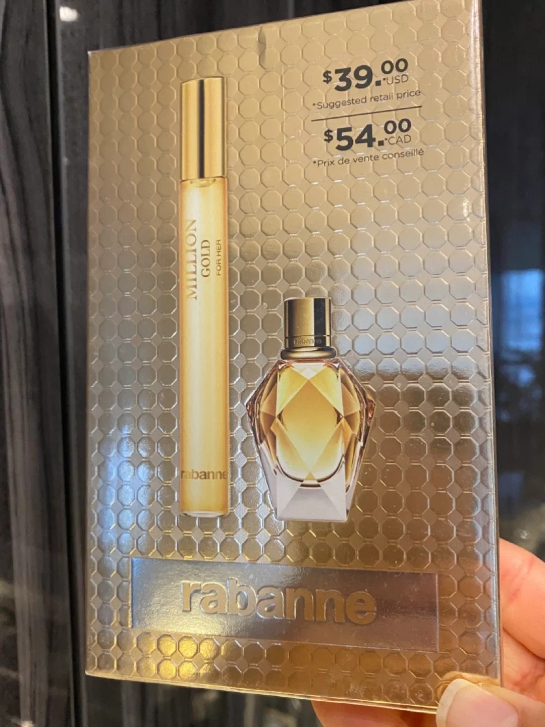 New Rabanne Million Gold For Her Perfume Set