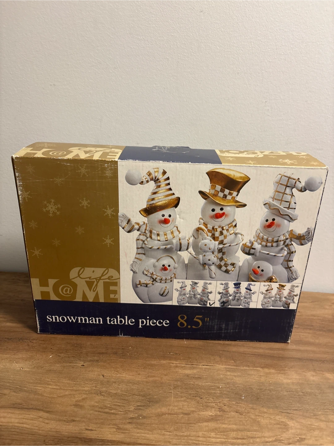 Gorgeous Christmas Snowman Table Piece 8.5" - photo 2