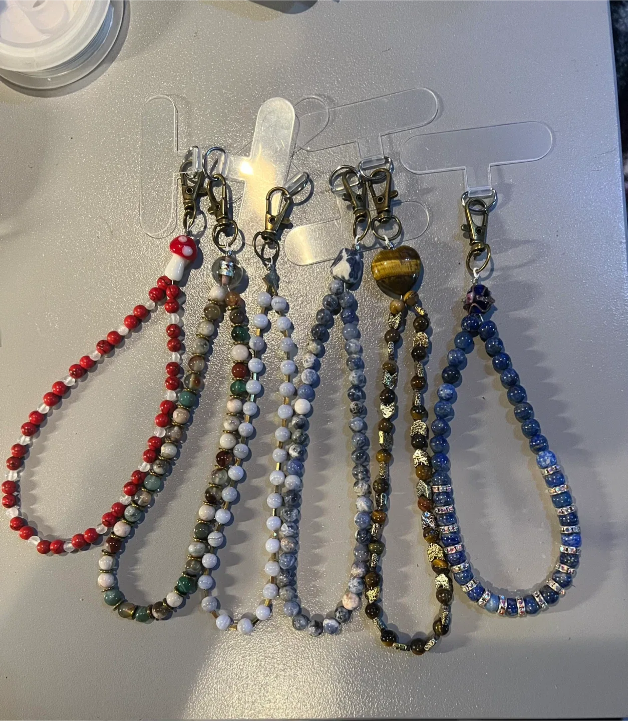 Handmade Beaded Phone Charm Strap