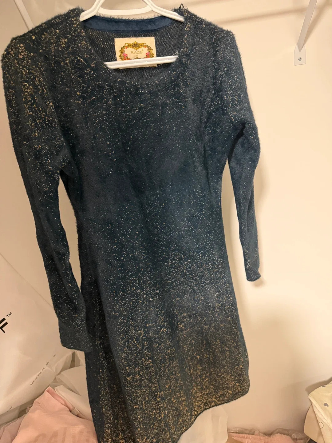 Rage Green winter Dress #cleanout