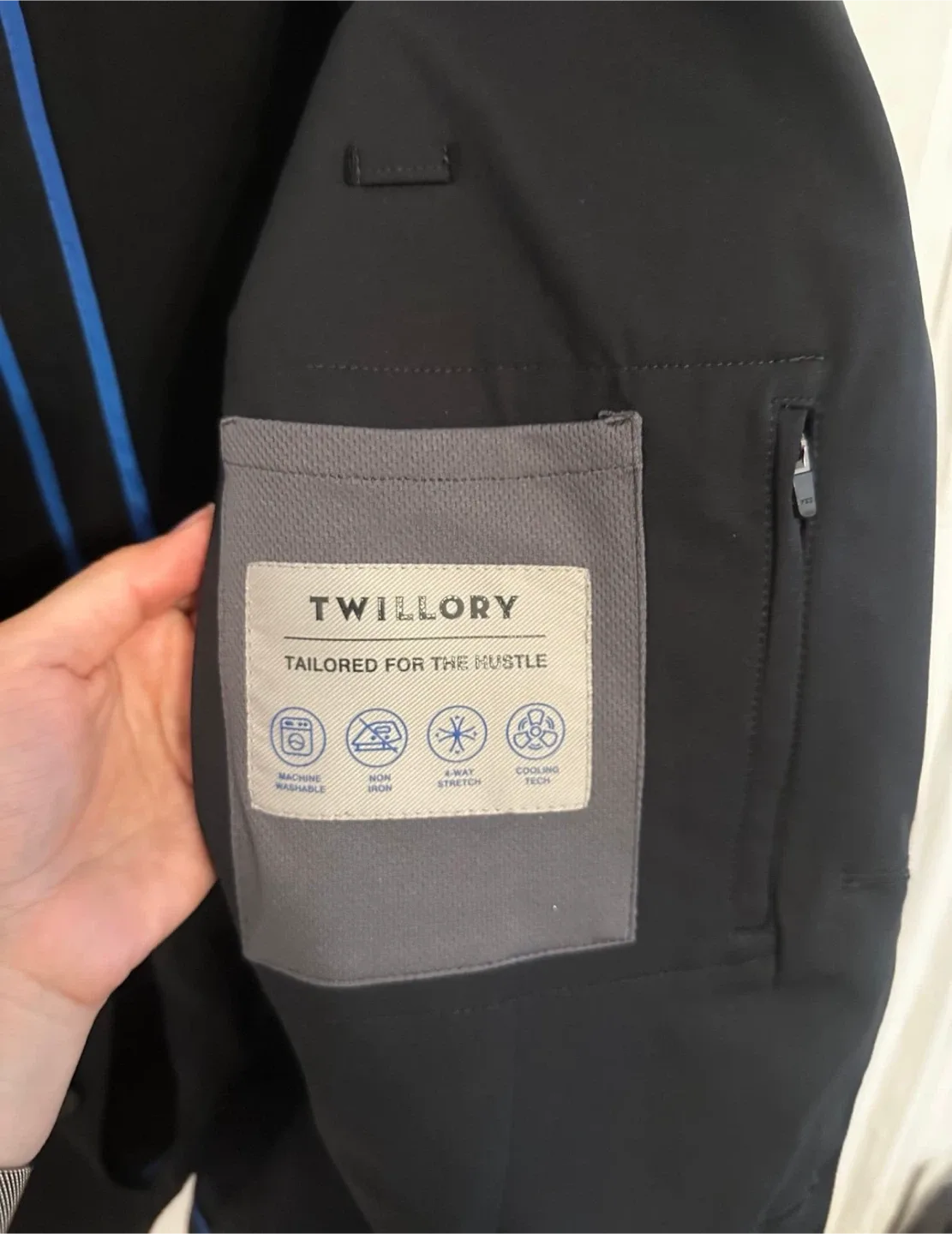 Twillory Performance Blazer - navy blue (original price $335) image indicator(2)