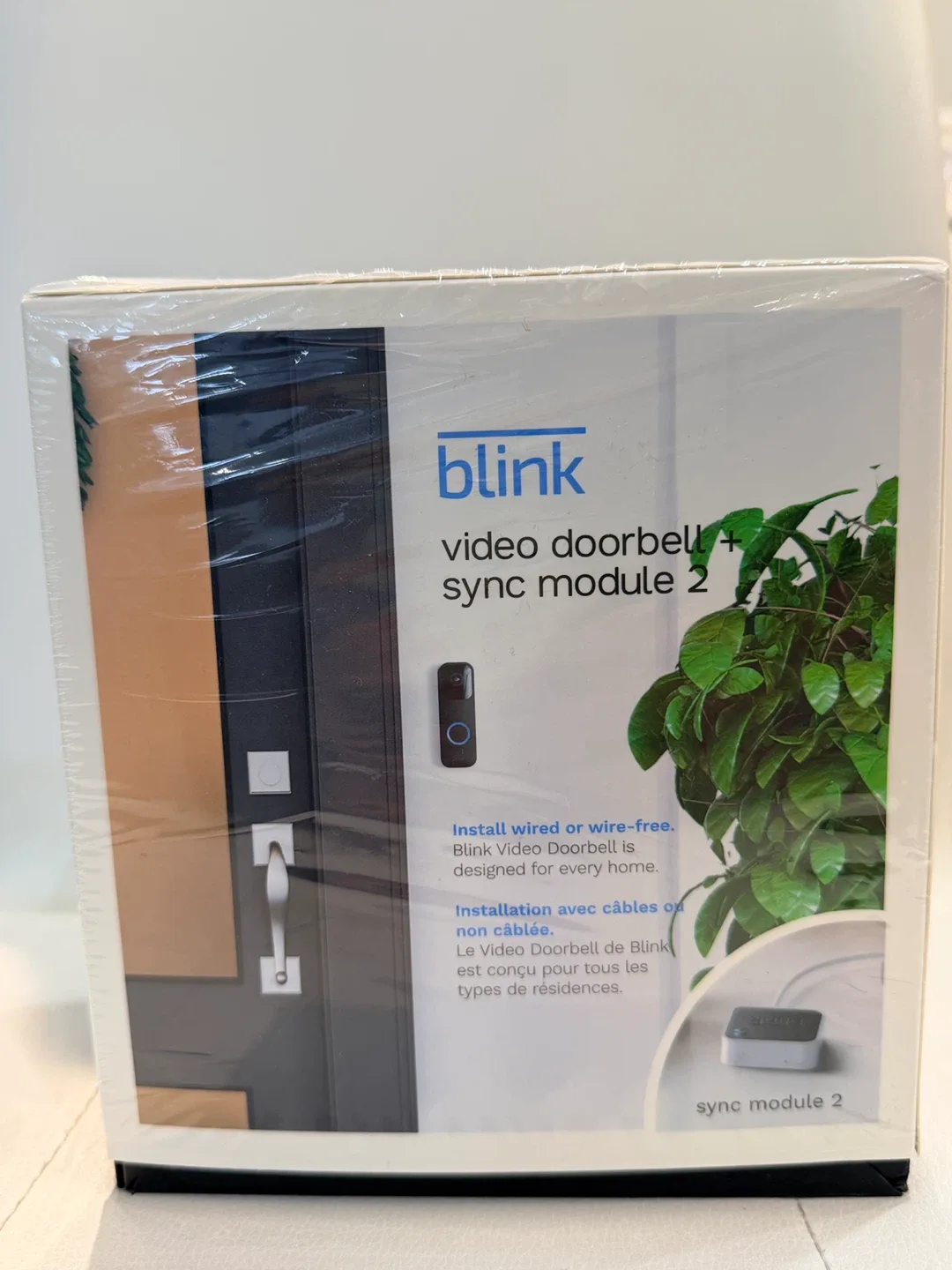 Blink Video Doorbell + Sync Module 2- 2way audio-HD video image indicator(5)