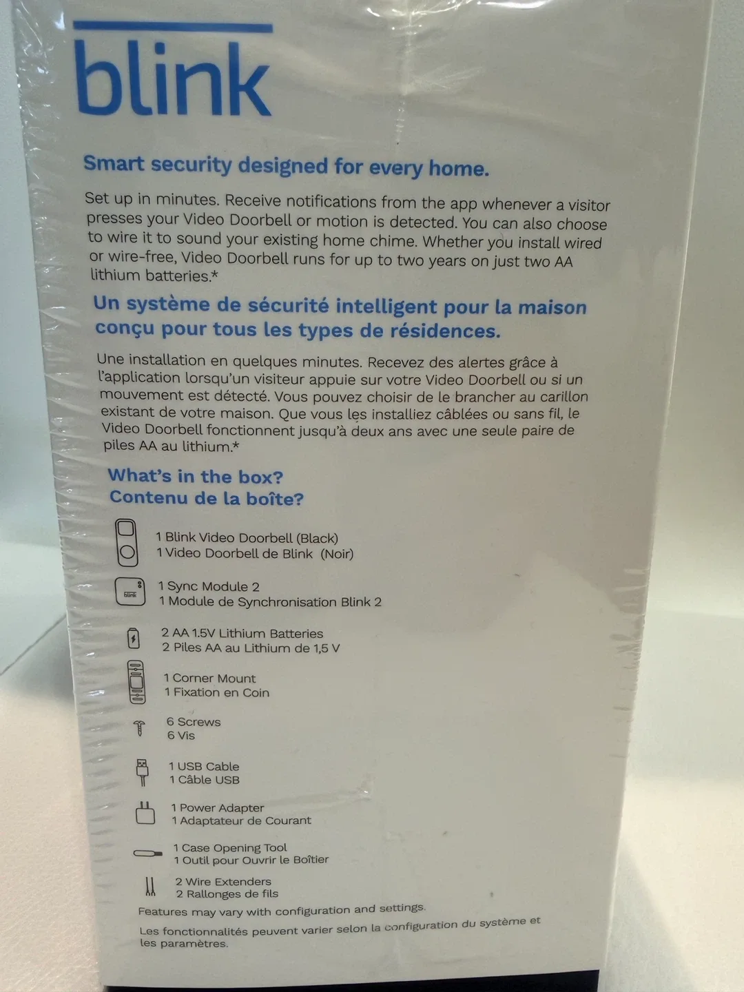 Blink Video Doorbell + Sync Module 2- 2way audio-HD video image indicator(8)