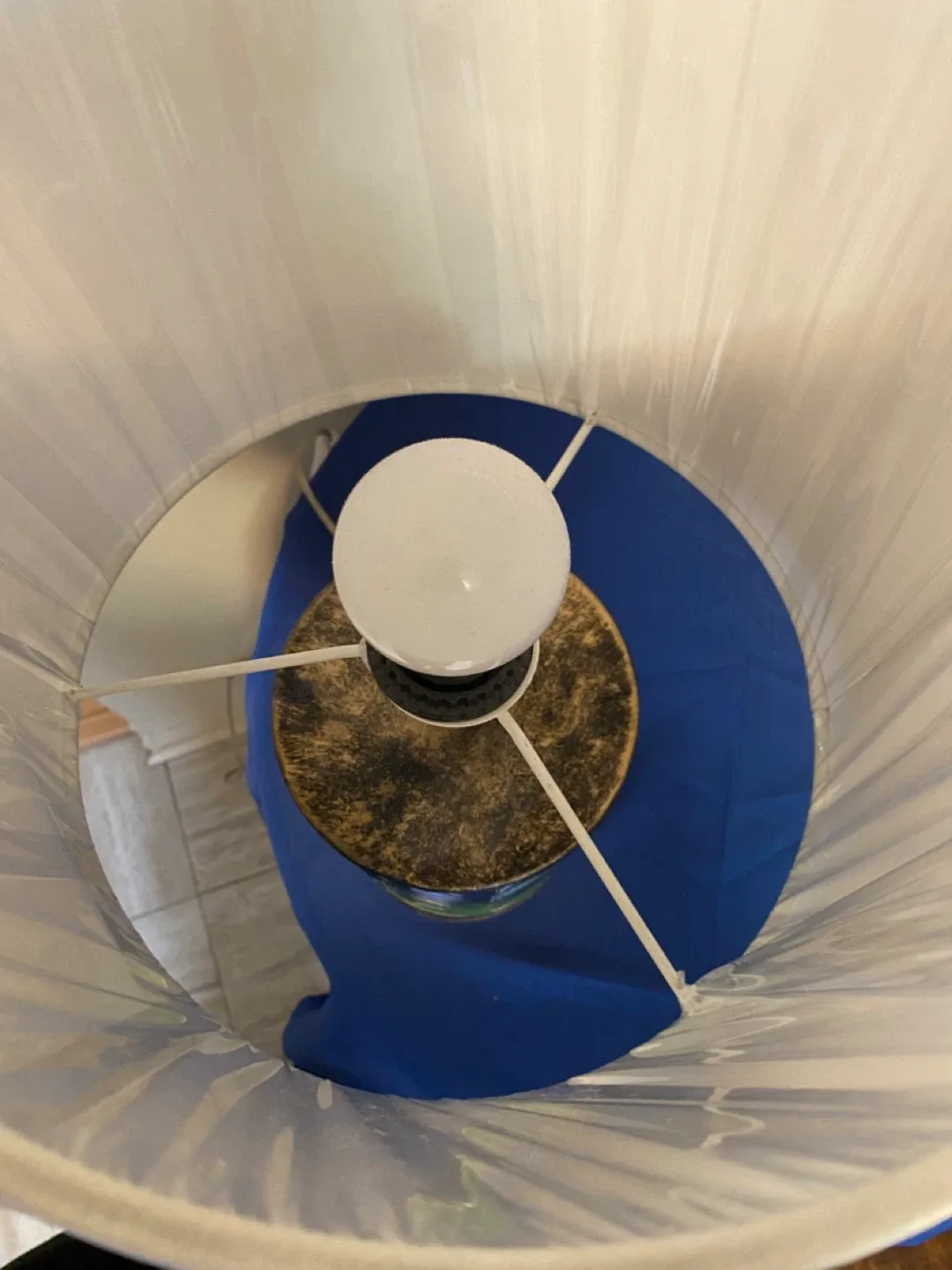 Pair of Green Chevron Patterned Lamps image indicator(4)