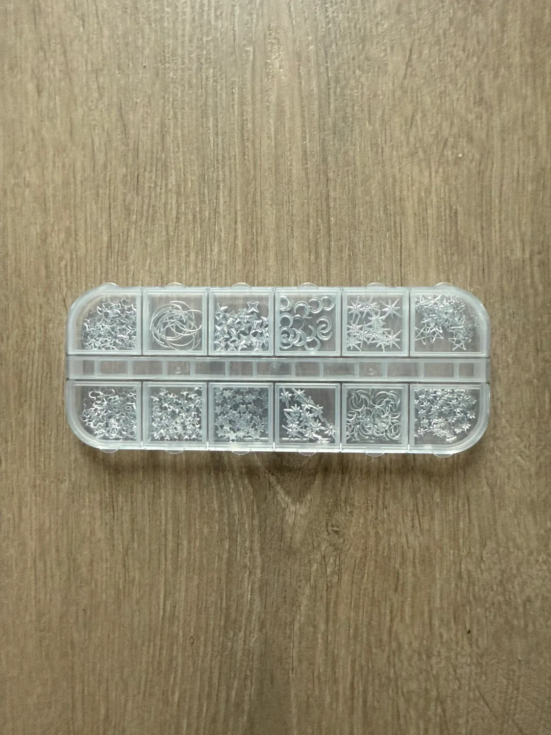 Nail Art Charms  Set - Silver