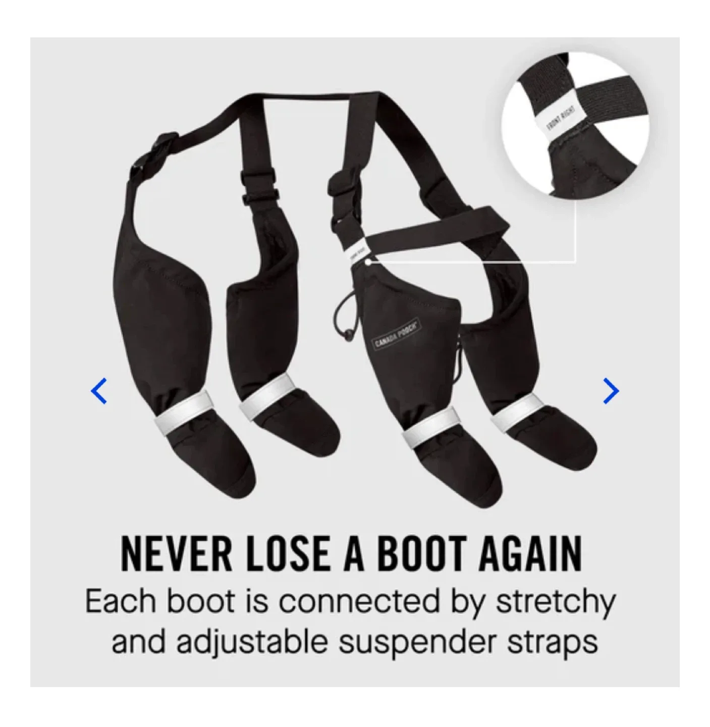 Canada Pooch Suspender Boots – Size 3 (Regular) image indicator(2)