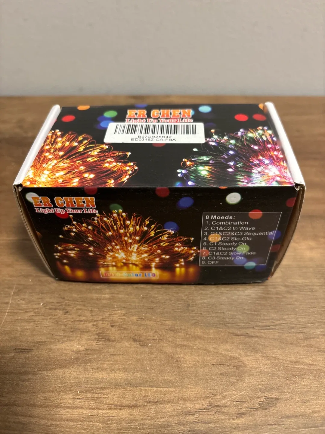 ER CHEN Dual-Color LED String Lights - Like New!