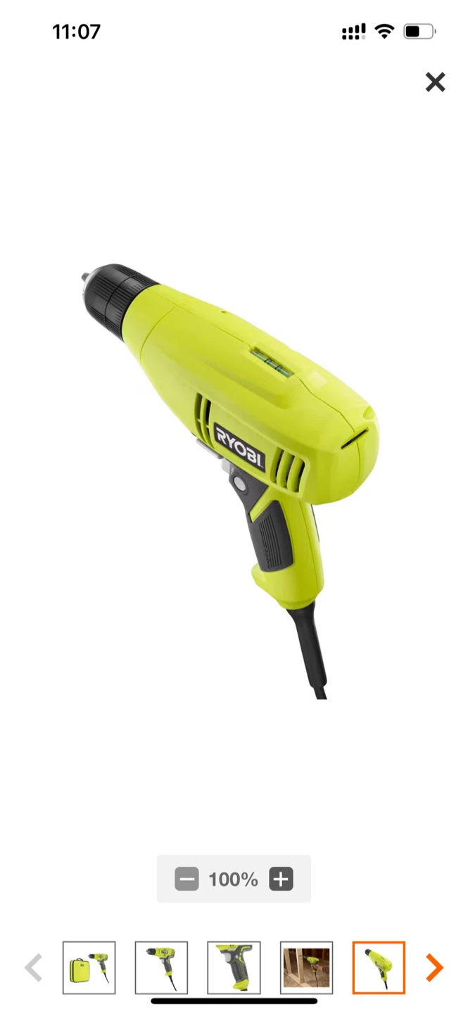 Ryobi Corded Drill with Case #Cleanout - photo 2