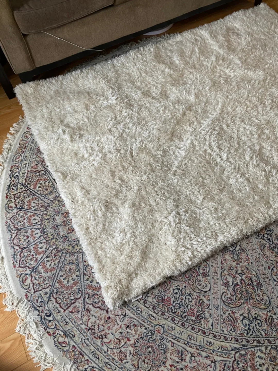 City Cream Shag Rug image indicator(2)