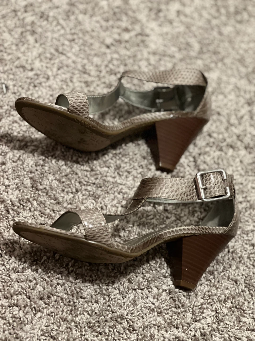 Style&co. Snakeskin Heels, #Cleanout