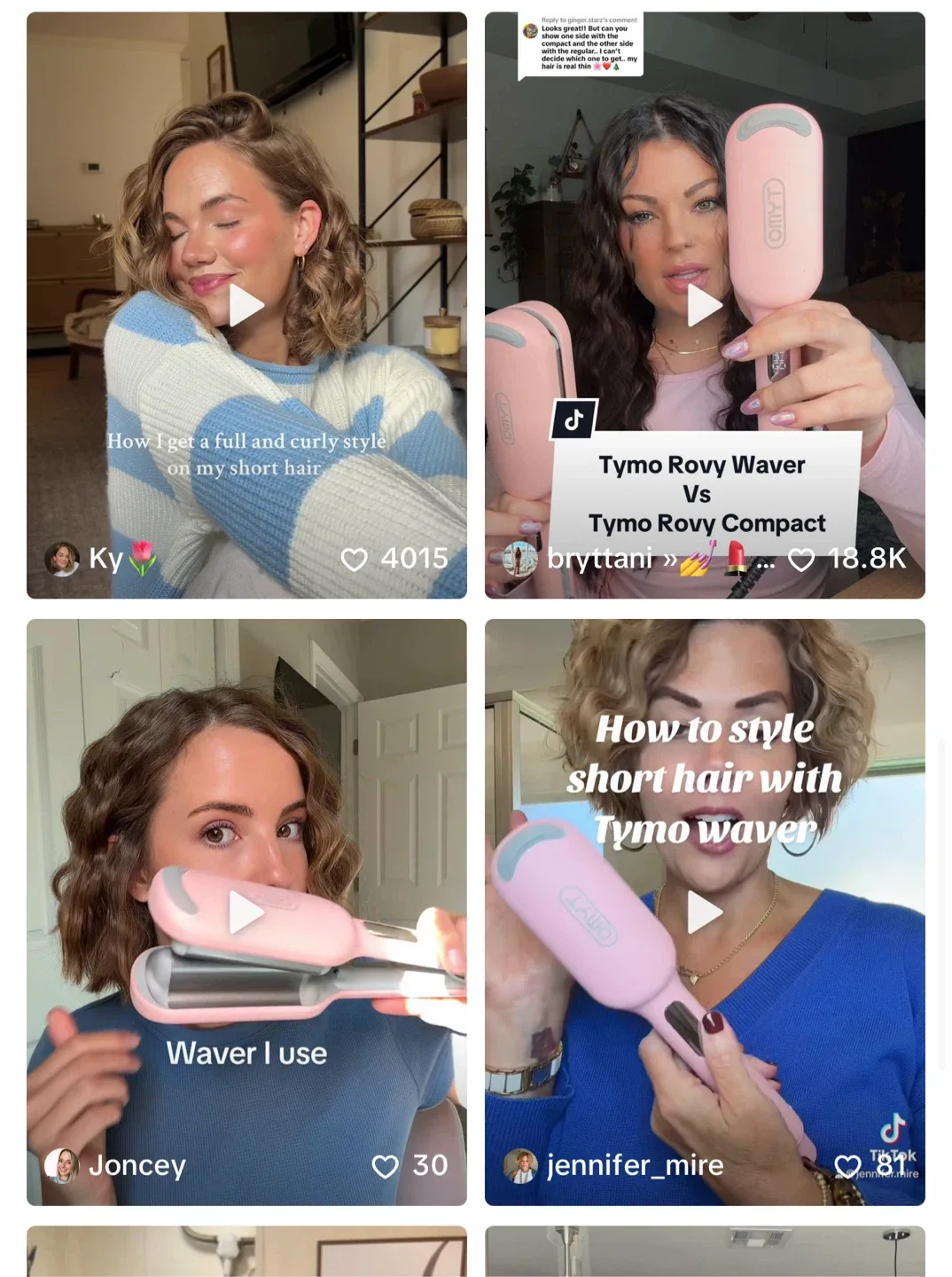 $30 TYMO Rovy Pink Hair Waver image indicator(5)