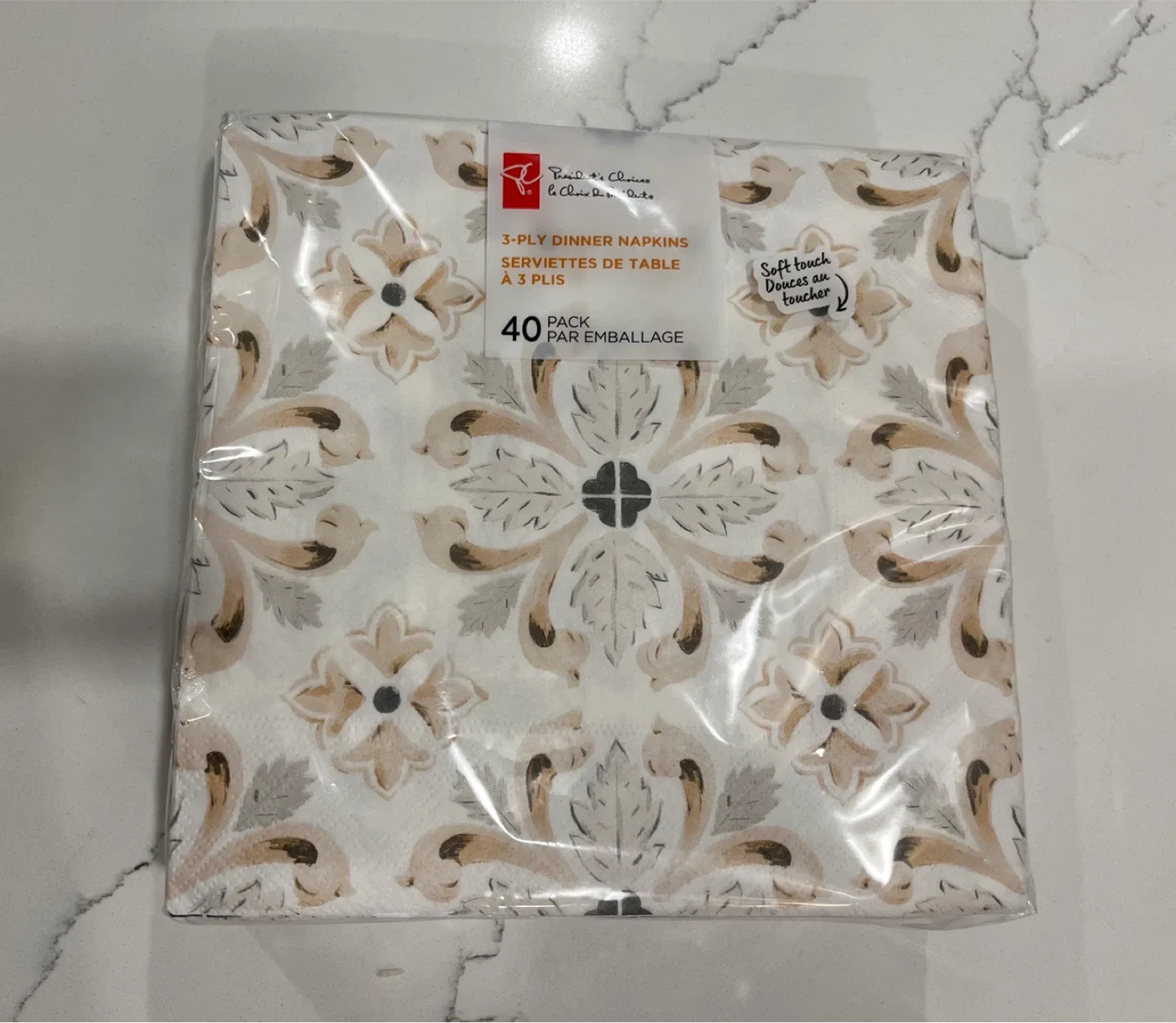 PC 3-Ply Dinner Napkins - 40 Pack