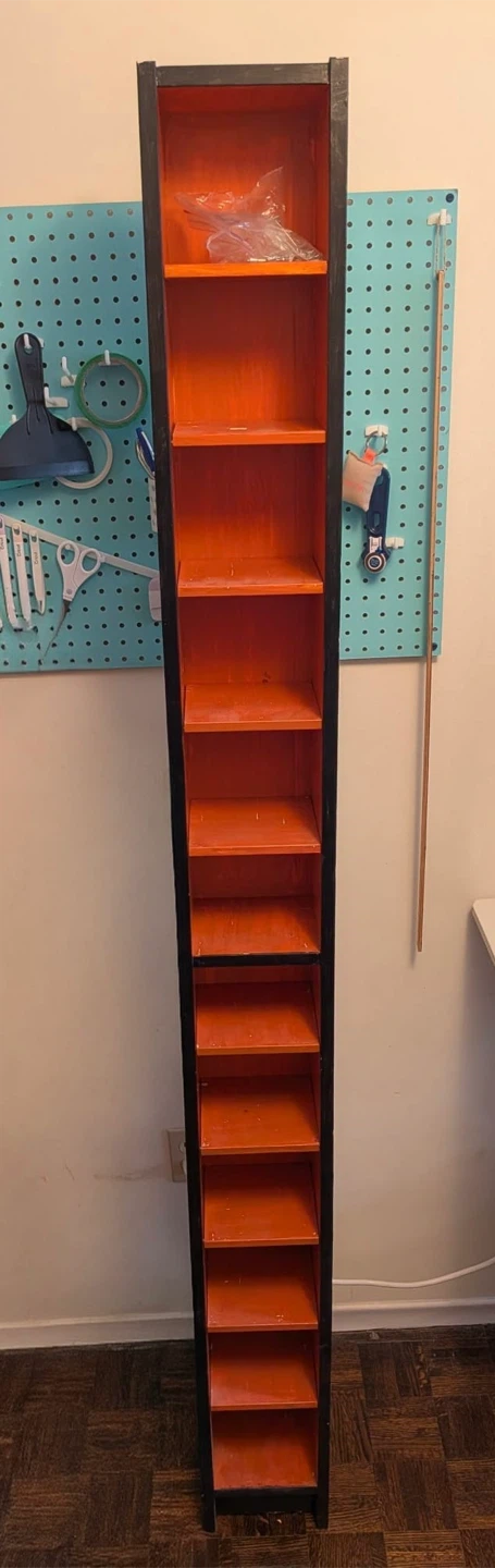 GNEDBY Shelving unit, white, 202 cm