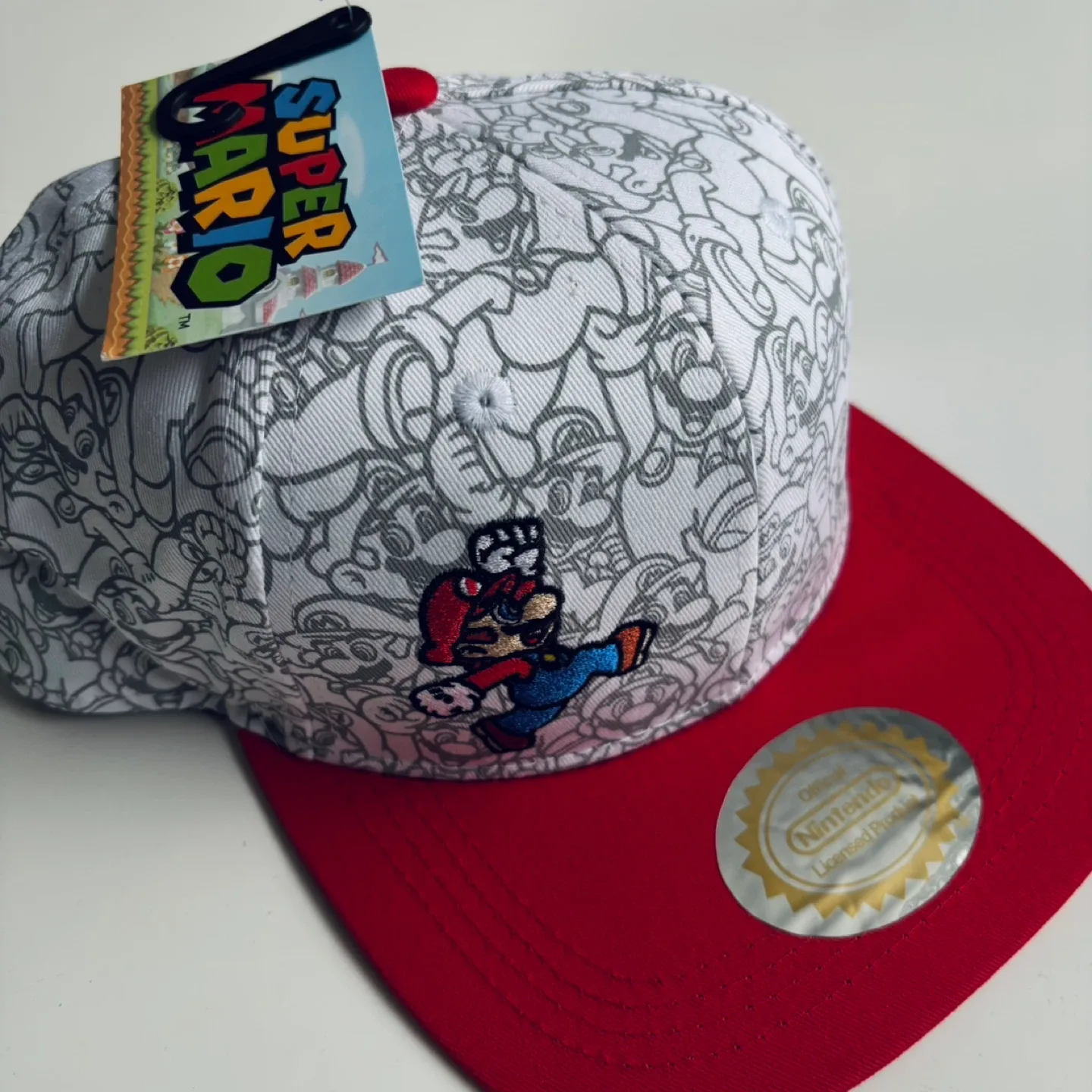 NEW Super Mario Baseball Cap - One Size #cleanout