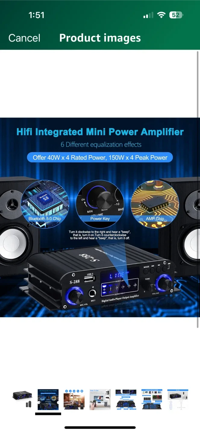 BEST S-288 Digital Audio Player Amplifier image indicator(3)
