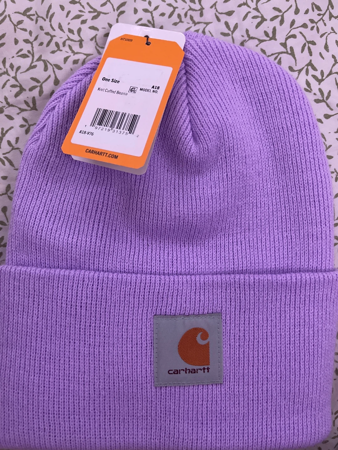 New Carhartt Knit Cuffed Beanie - Lavender #Cleanout - photo 2