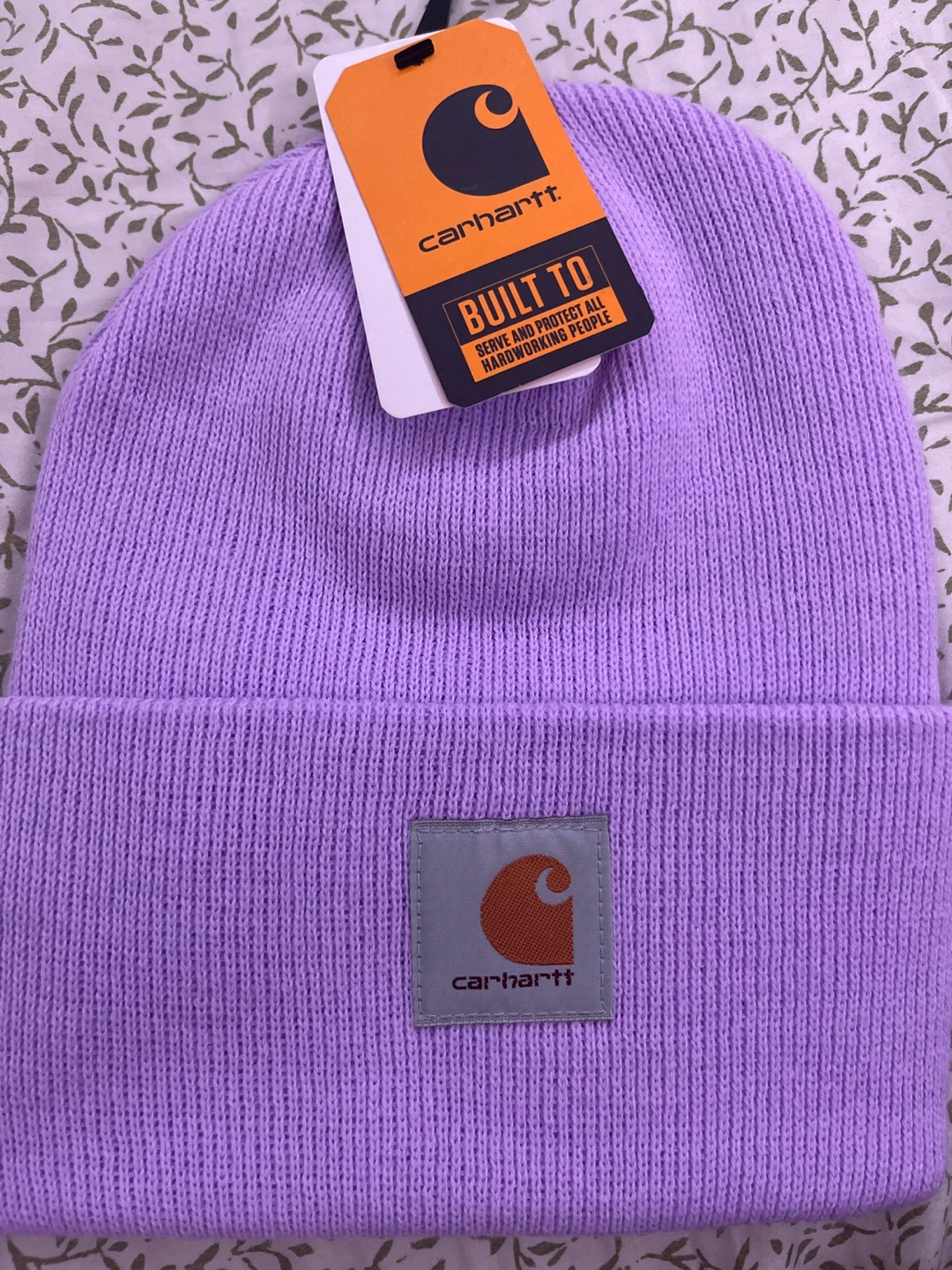 New Carhartt Knit Cuffed Beanie - Lavender #Cleanout