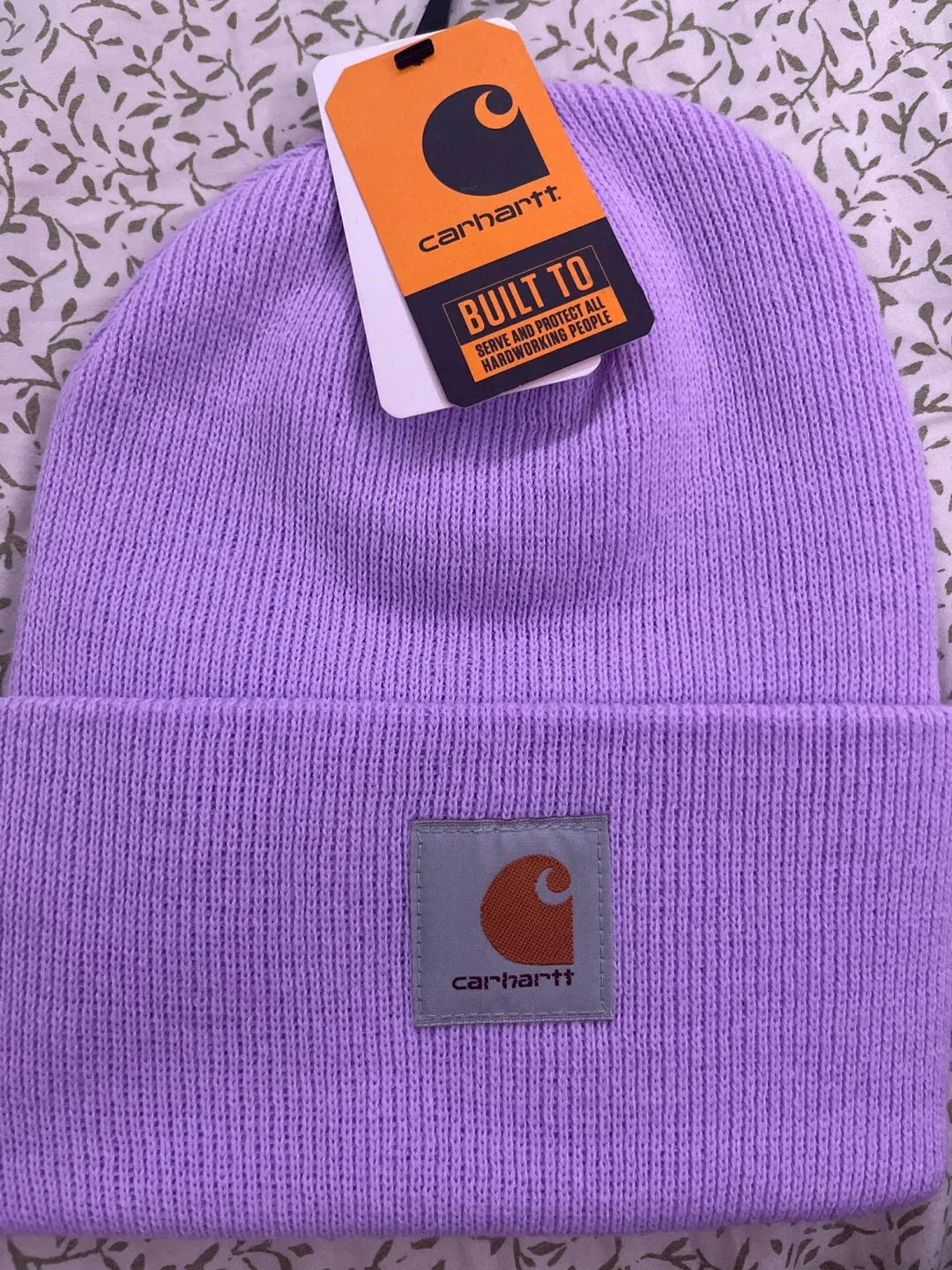 New Carhartt Knit Cuffed Beanie - Lavender #Cleanout