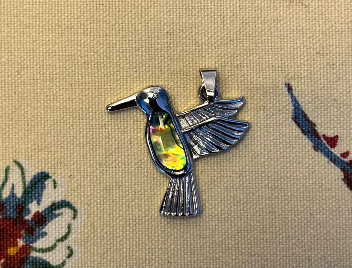 #Cleanout- Hummingbird Pendant Necklace image indicator(2)