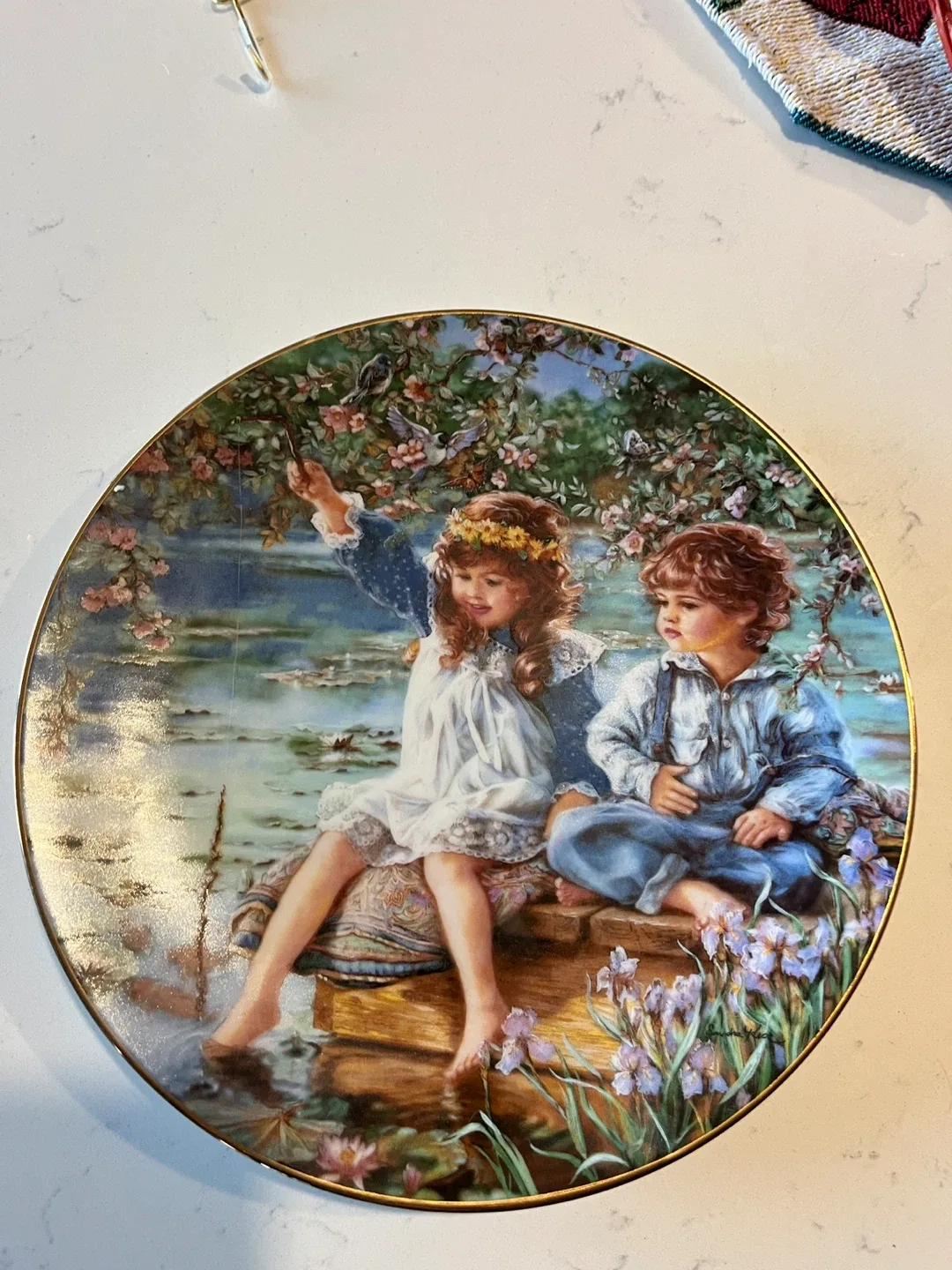 Reco "Patience" Plate - Sandra Kuck Collection