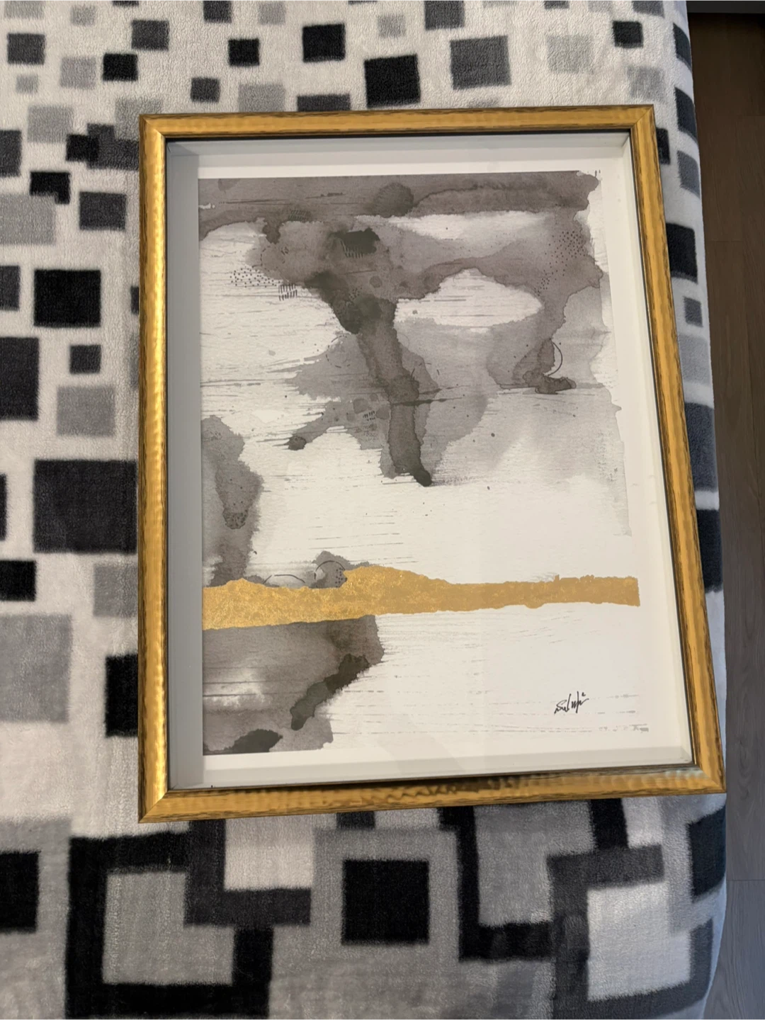 Framed Abstract Art Print - photo 2