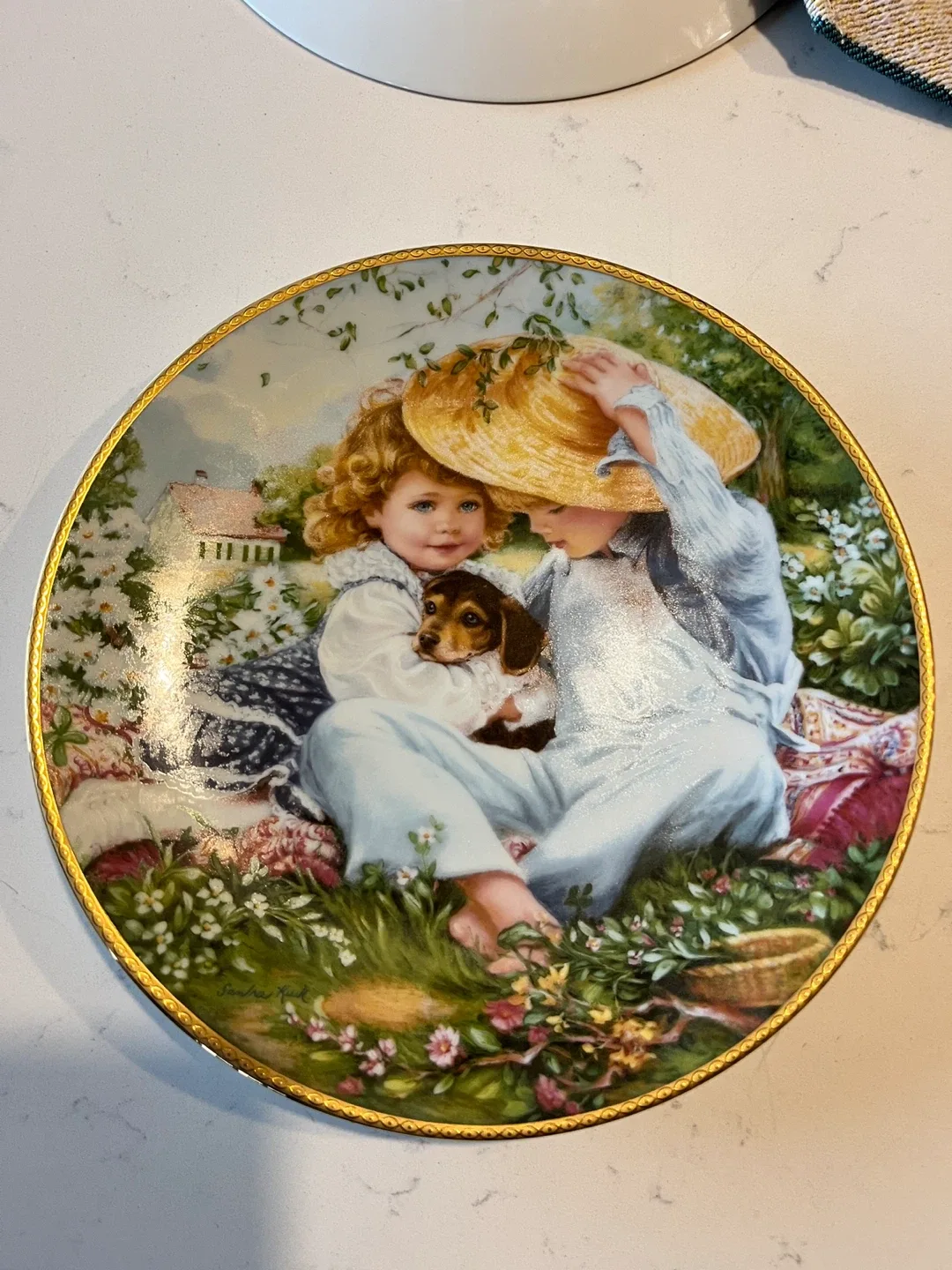 Reco 'A Time to Love' Collector Plate