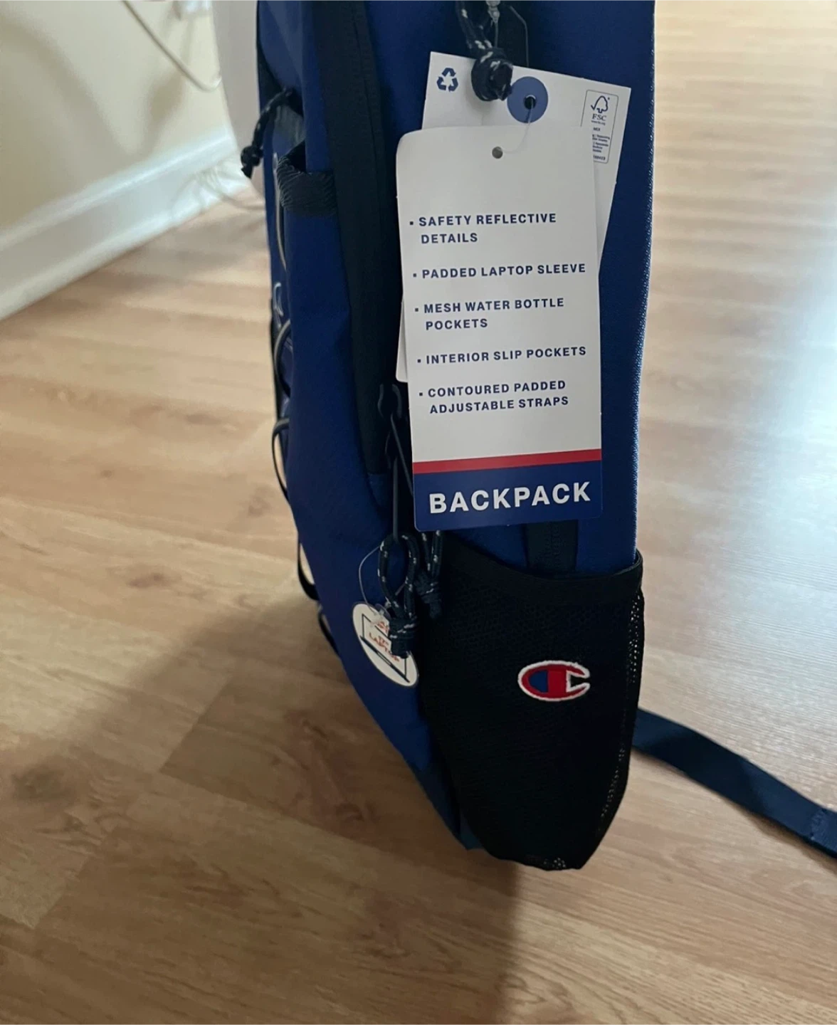 Champion Center Backpack - Blue Combo - photo 3