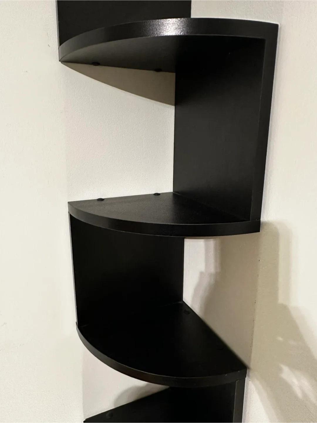 Black Corner Shelf