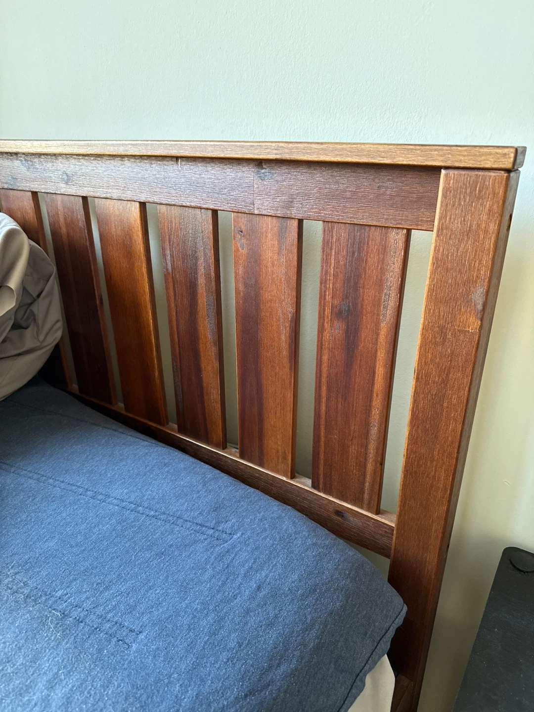 Wooden Bed Frame and Mattress - photo 3