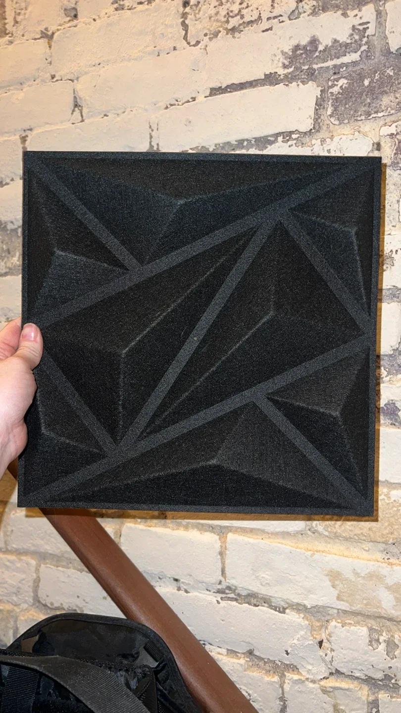 Black Acoustic Foam Panels