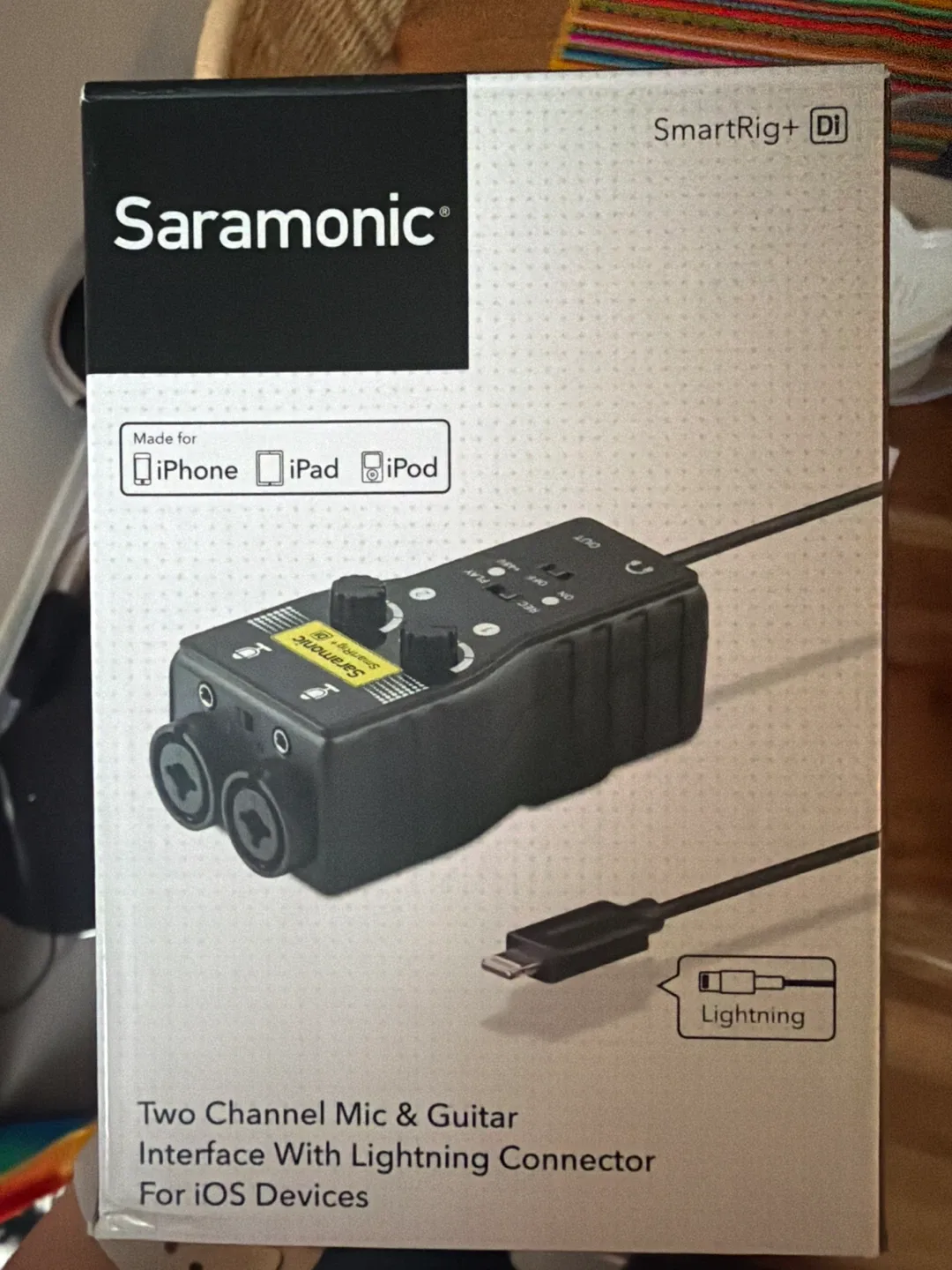 Saramonic SmartRig+ DI Two Channel Mic & Guitar Interface