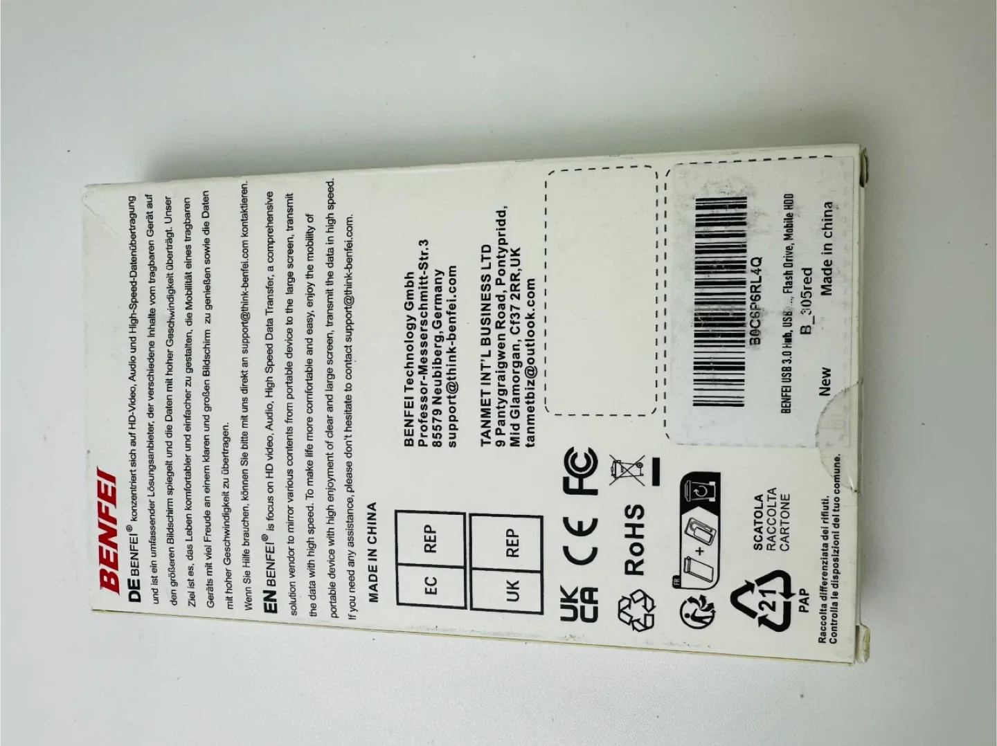 BENFEI USB-C and USB convertible High-Speed Hub - 4-Port image indicator(4)