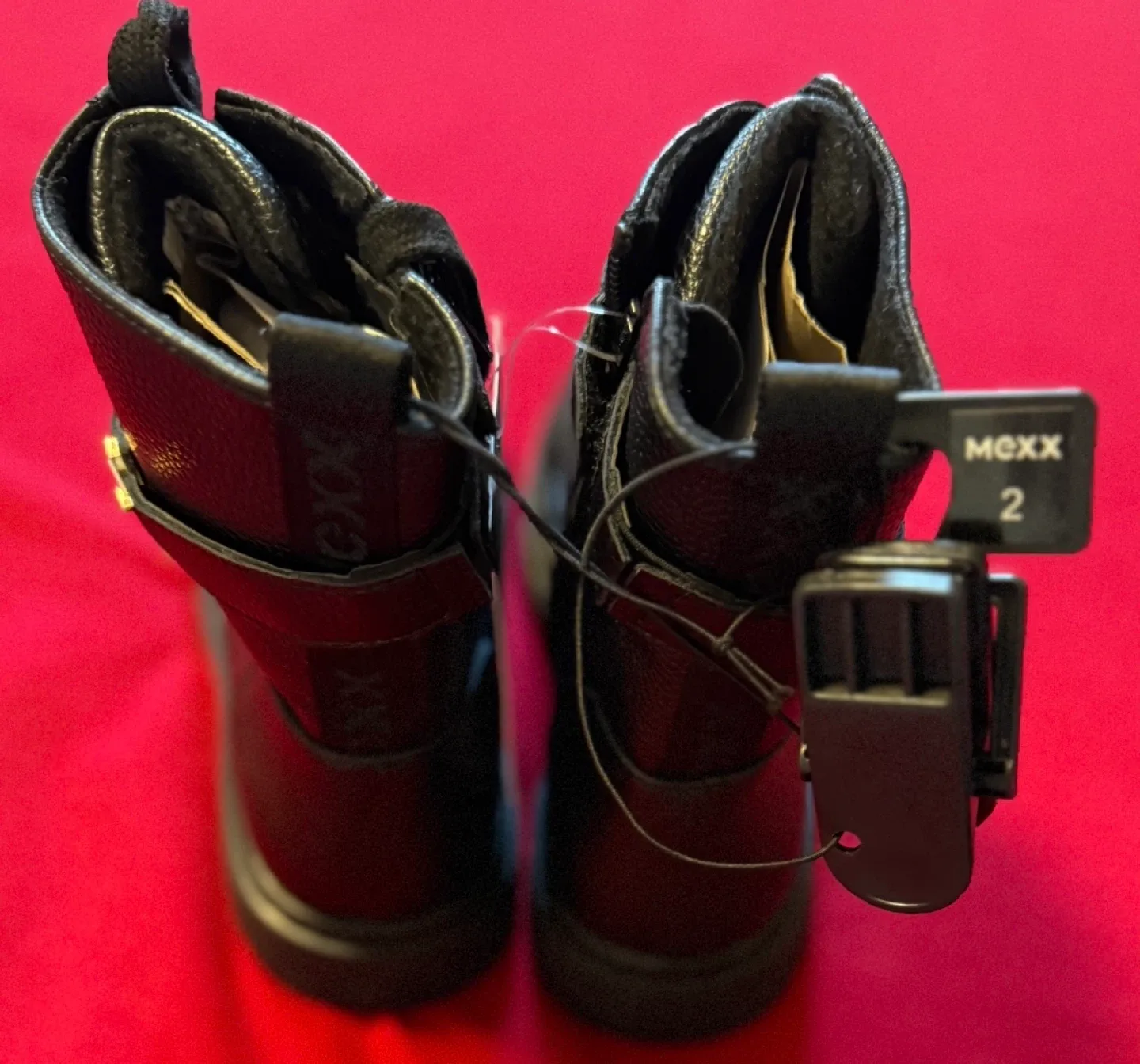 #Cleanout New MEXX Black Leather Boots - Size 2 image indicator(2)