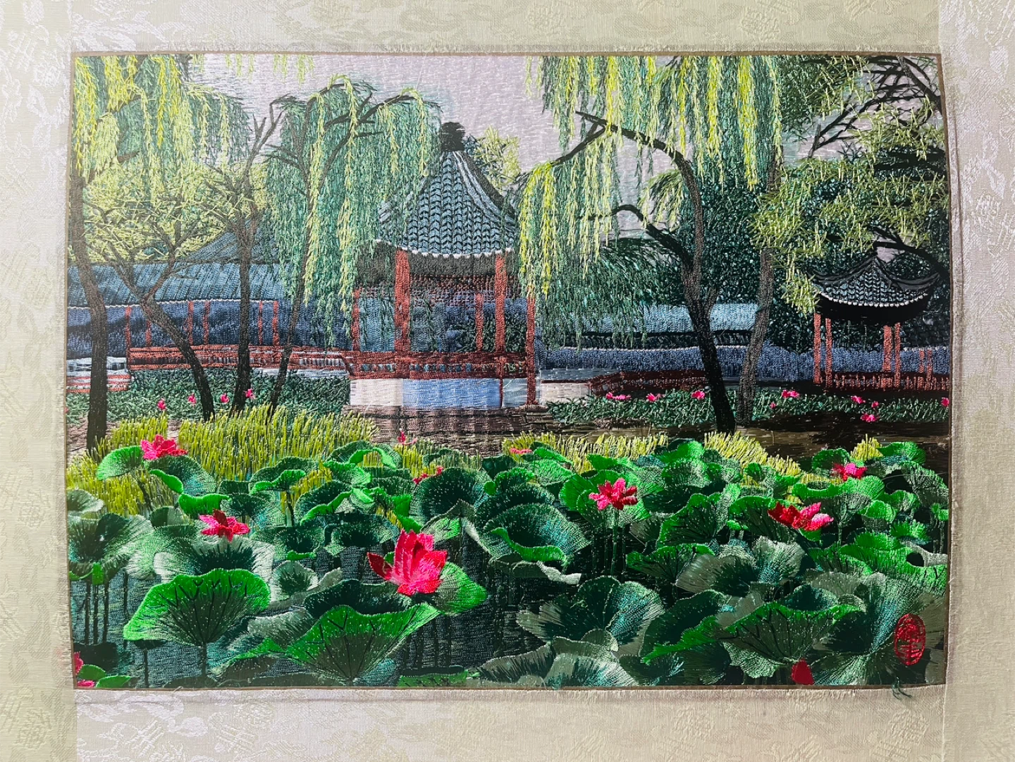 12 Chinese embroidered art #Cleanout - photo 3