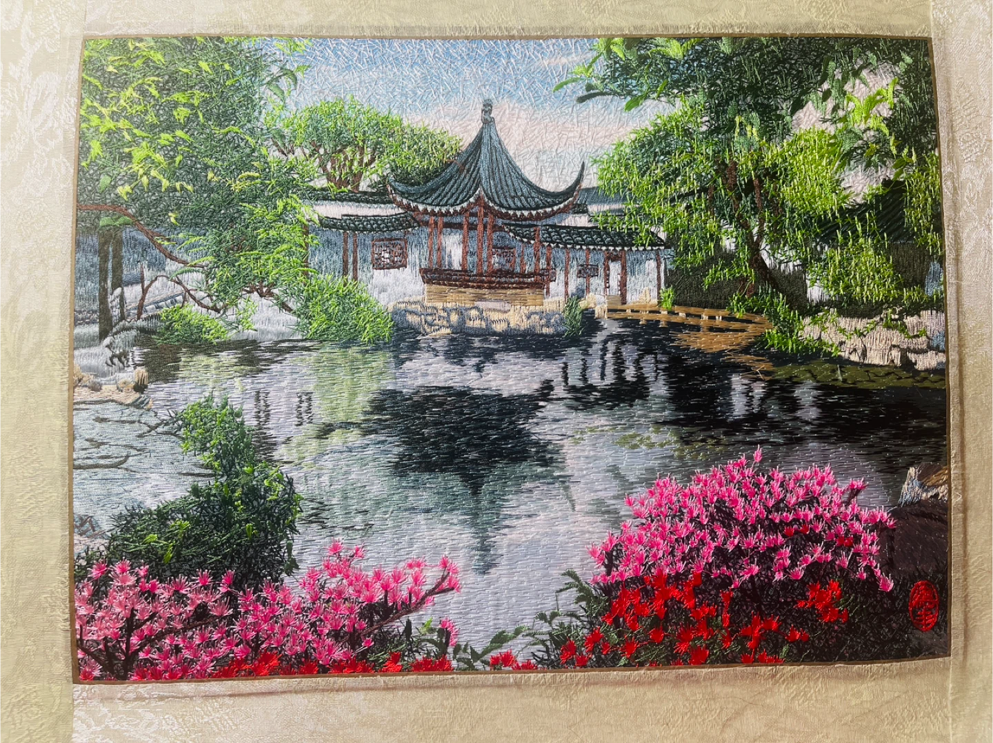 12 Chinese embroidered art #Cleanout - photo 2