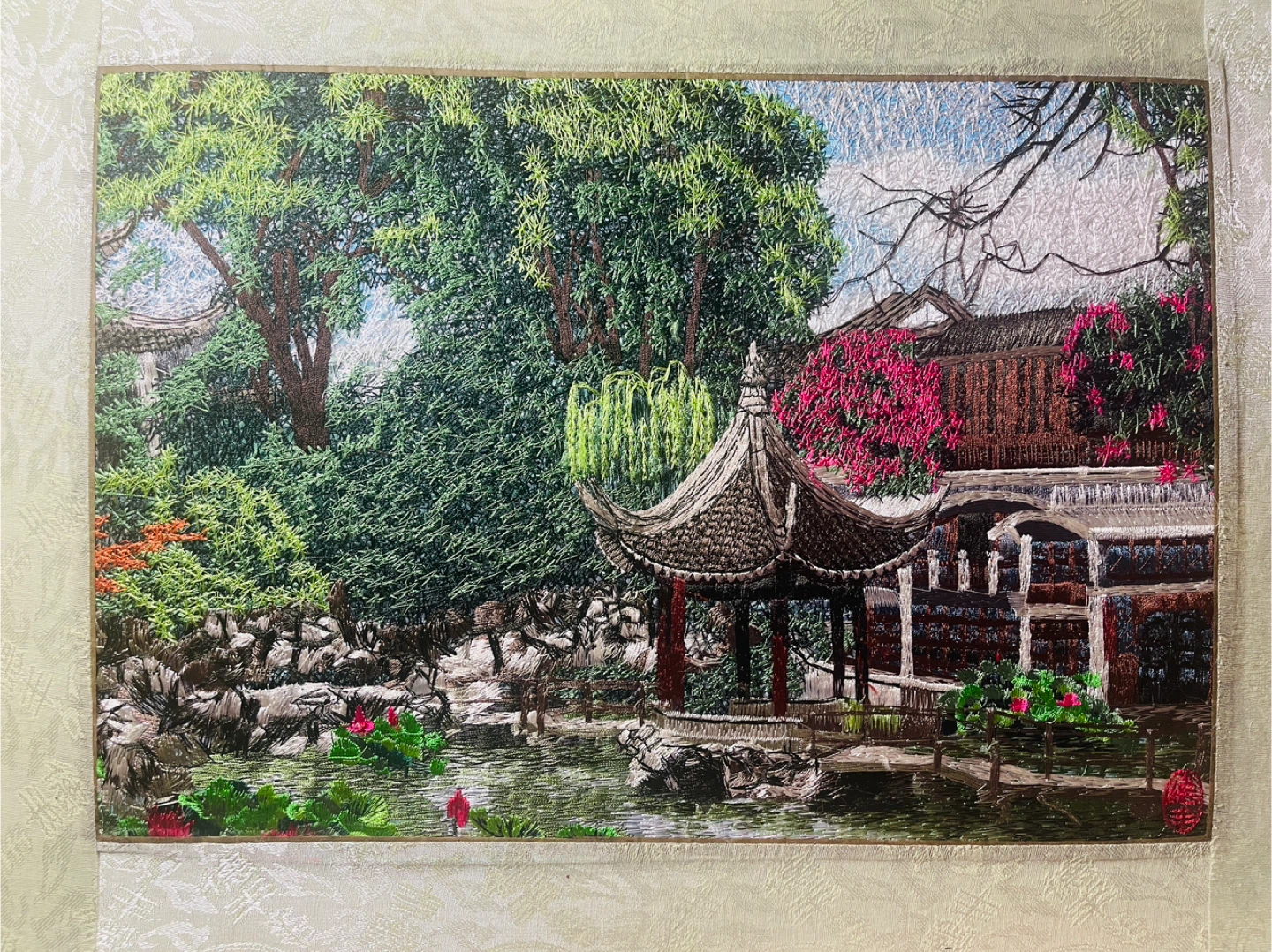 12 Chinese embroidered art #Cleanout
