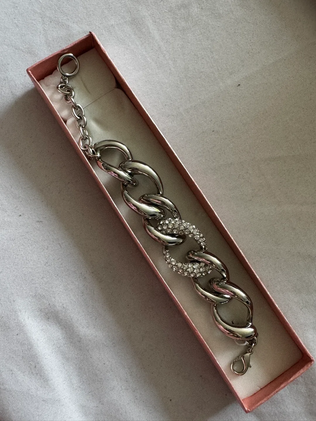 Silver Chain Link Bracelet