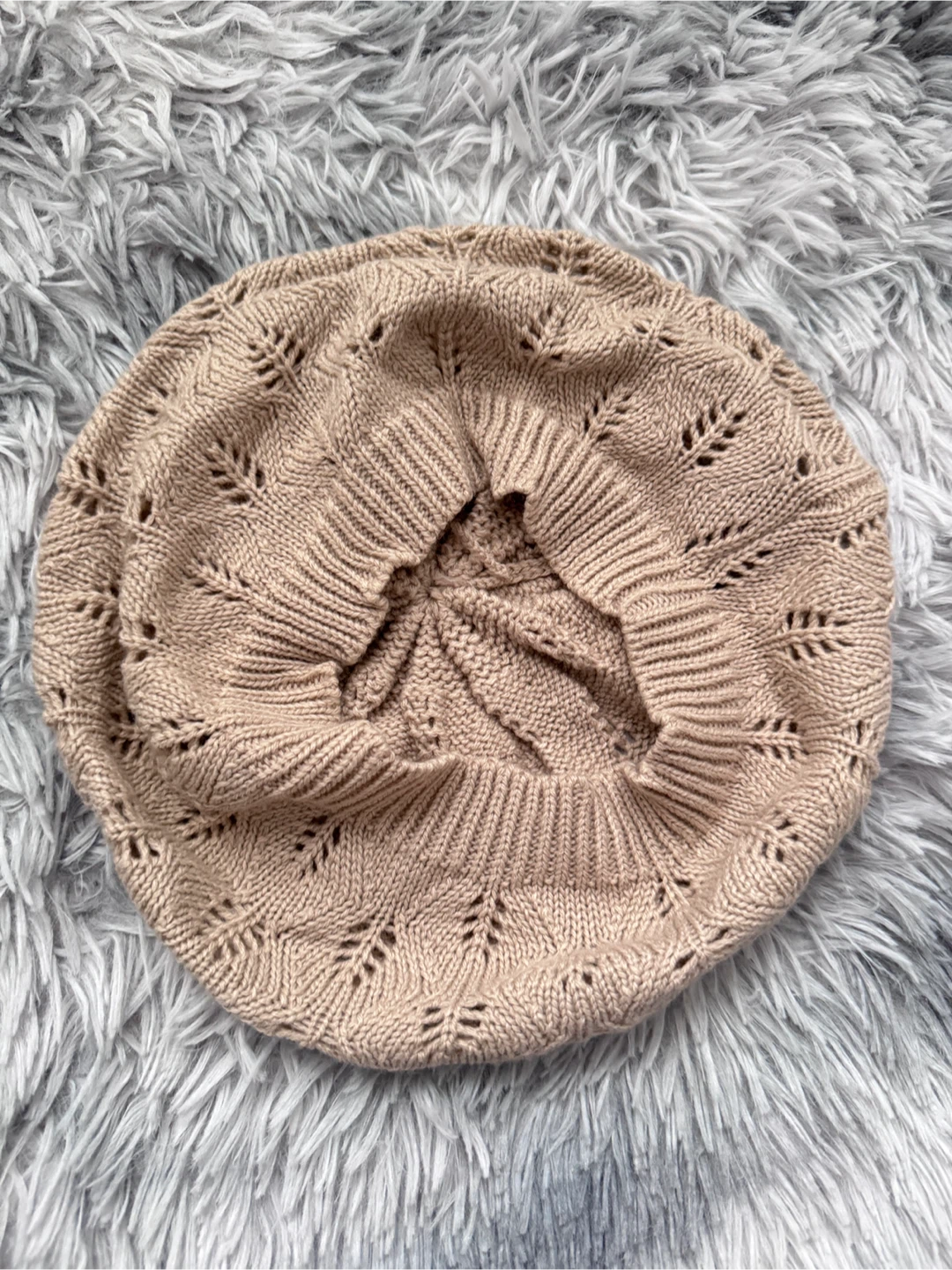 Aldo Beige Knit Beret - photo 2