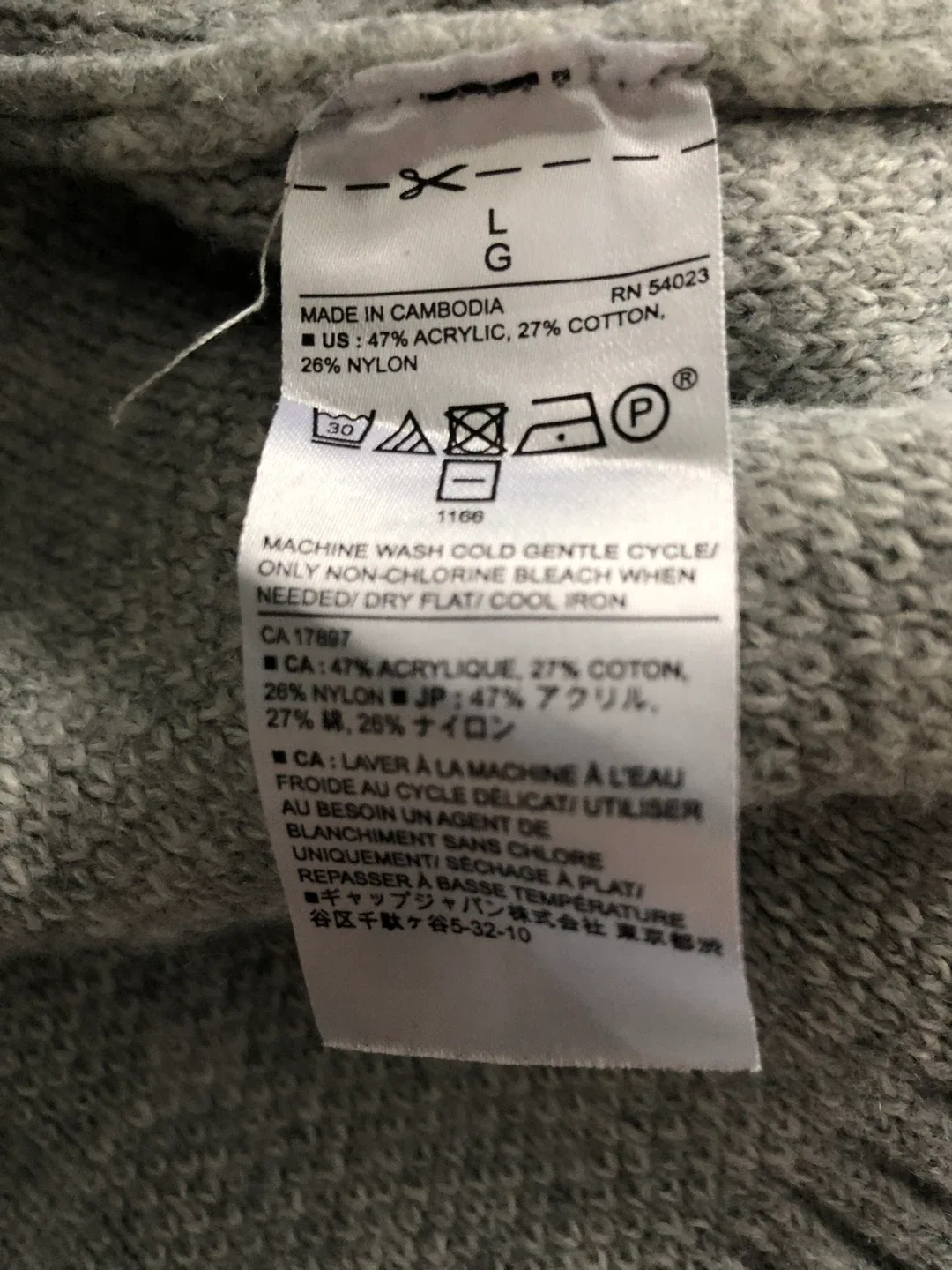 Banana Republic Plaid Sweater - Size L image indicator(3)