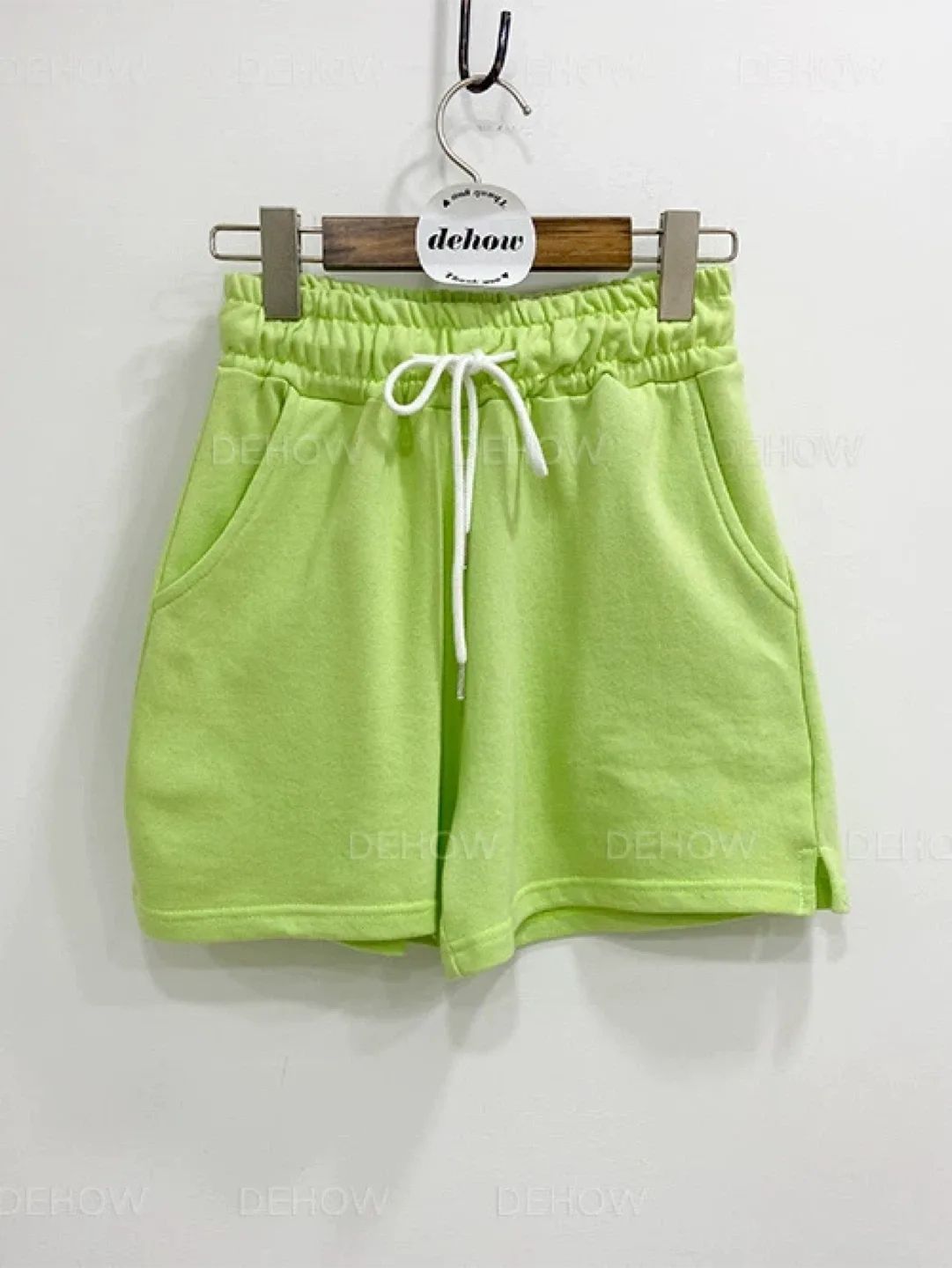 New Korean Women’s Disney Cartoon Print Lounge Set - Lime Green image indicator(4)