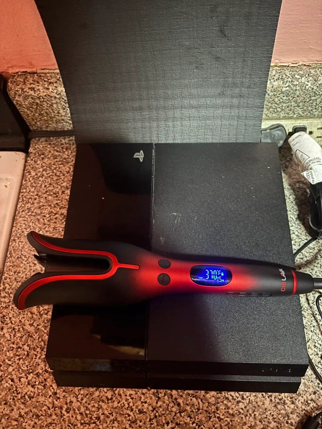 CHI Lava Spin N Curl Ruby Red