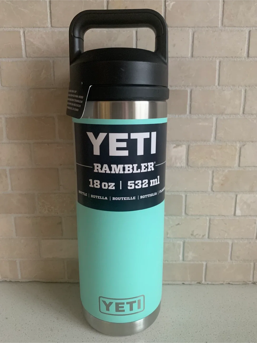 NEW/NEVER USED - Authentic YETI Rambler 18oz/532ml Bottle