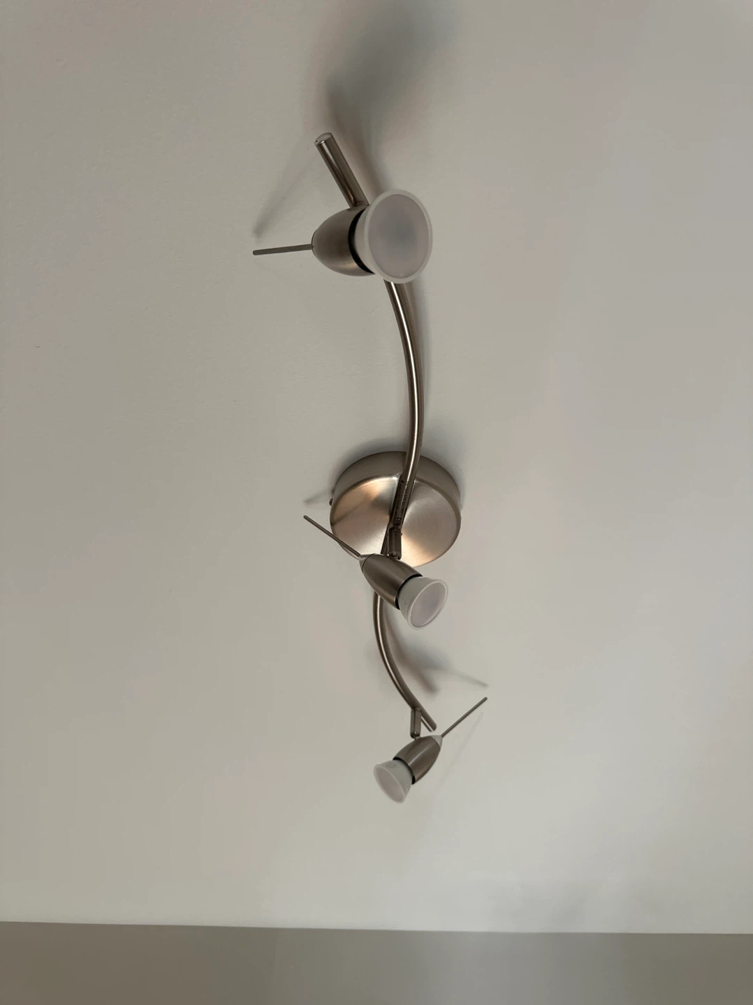 Silver Track Lighting Fixture