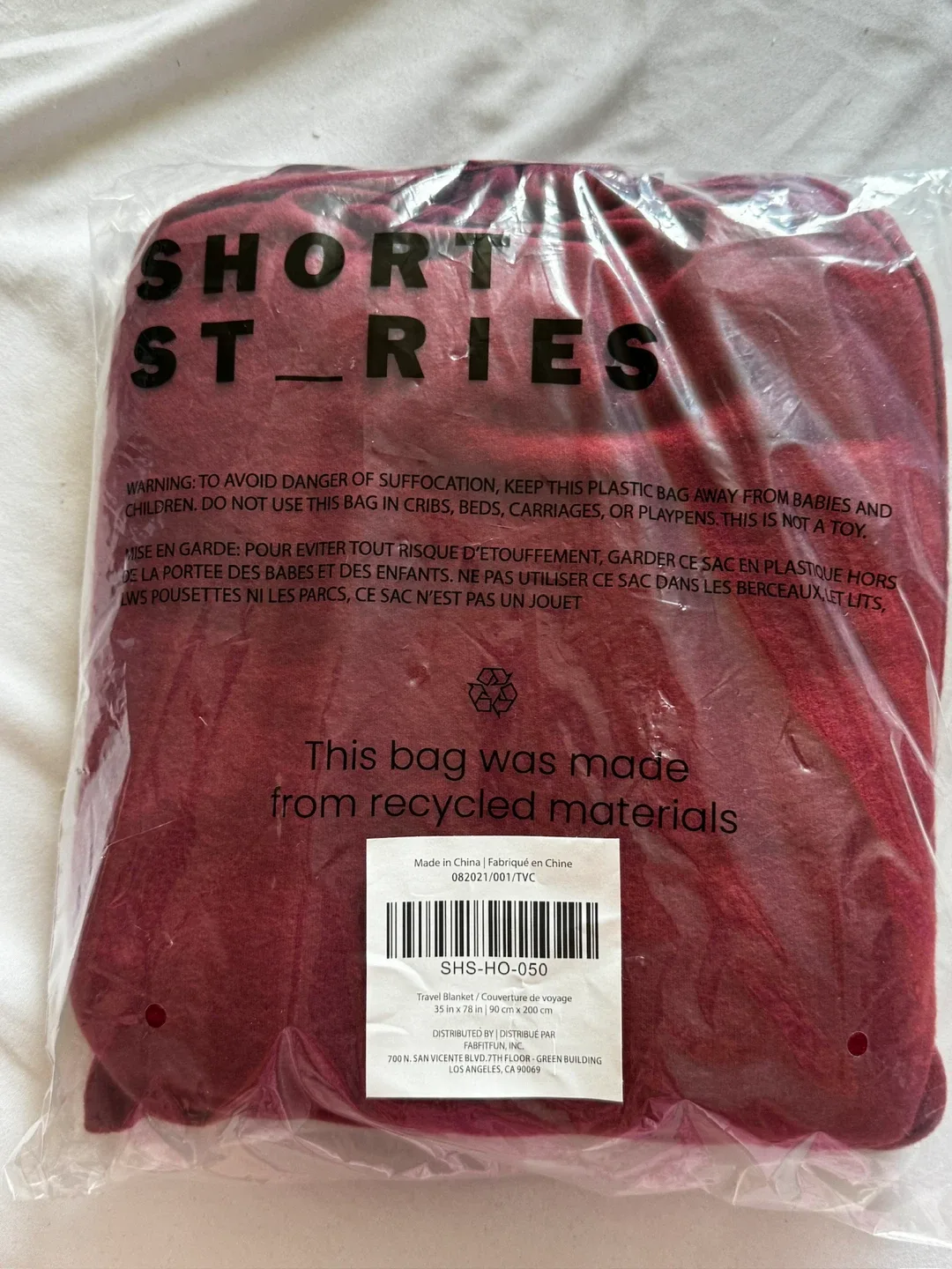 Travel Blanket - New in Package!