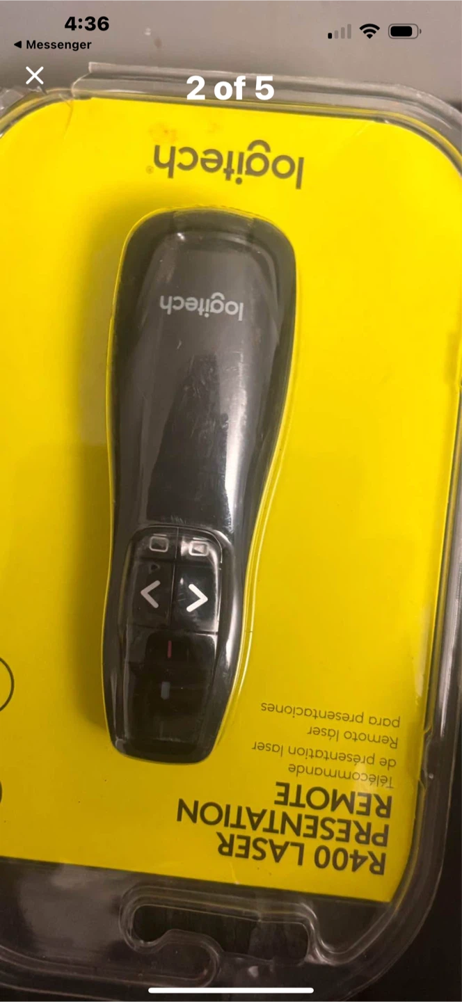 Logitech R400 Wireless Presentation Remote - Black - photo 3
