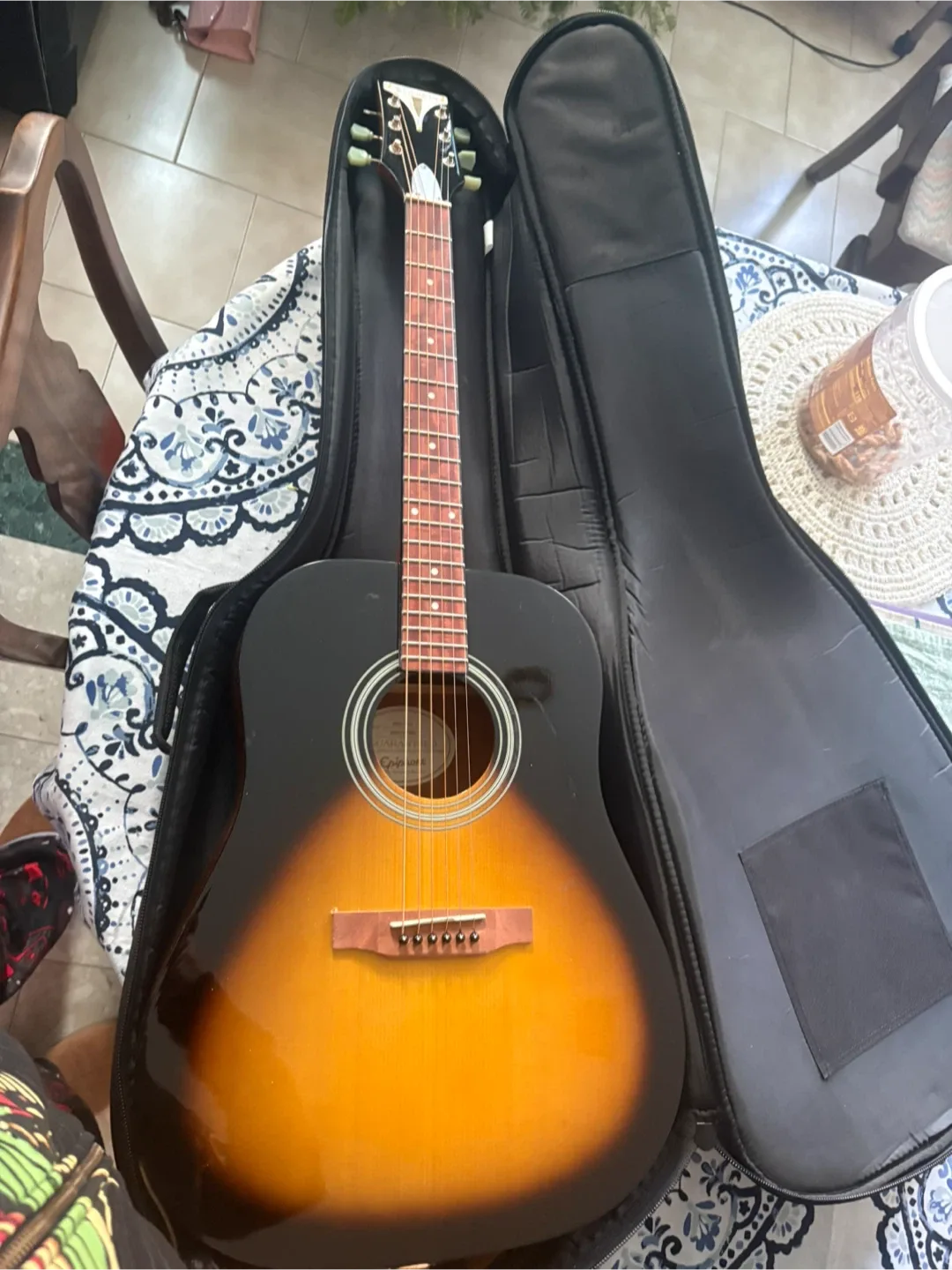 Epiphone Acoustic Guitar with Case