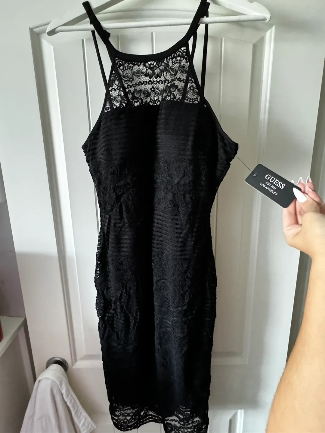 Guess Black Lace Dress - Size 10