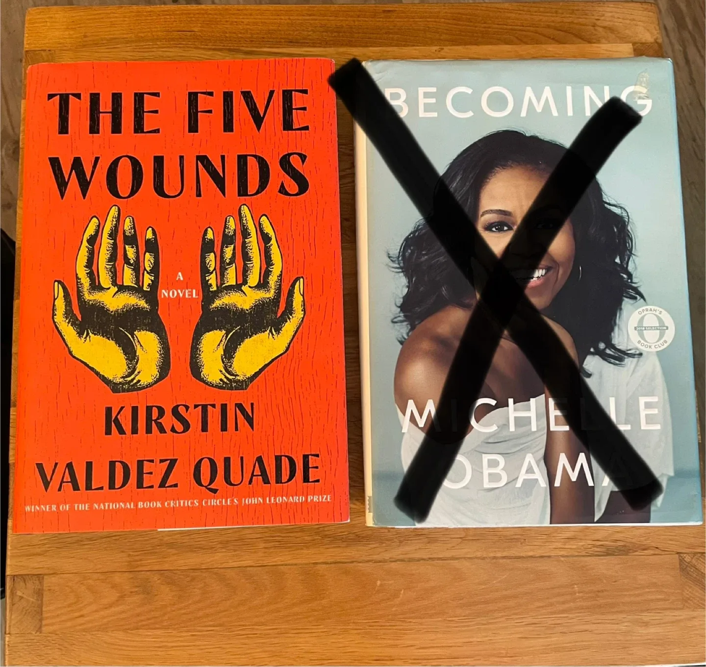 The Five Wounds Hard Cover Novel like new