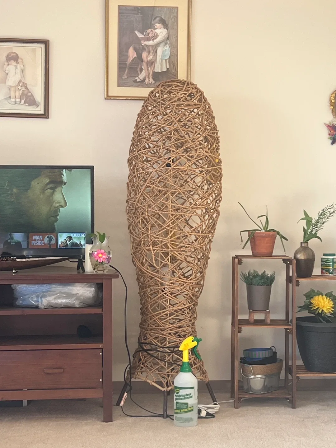 Rattan Floor Lamp